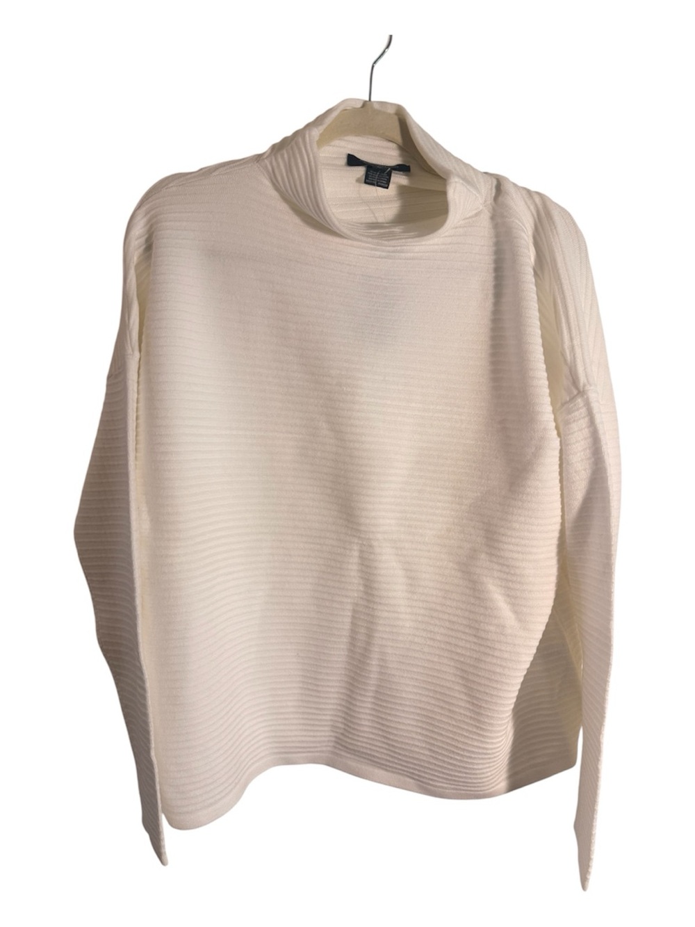 NWT French Connection Baby Soft High Neck Sweater in Winter White Size M